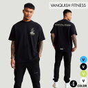 ヴァンキッシュ フィットネス VANQUISH TSP SWORD PRINT OVERSIZED T SHIRT ロゴ Tシャツ 筋トレ ジム トレーニング ウエア 正規品
