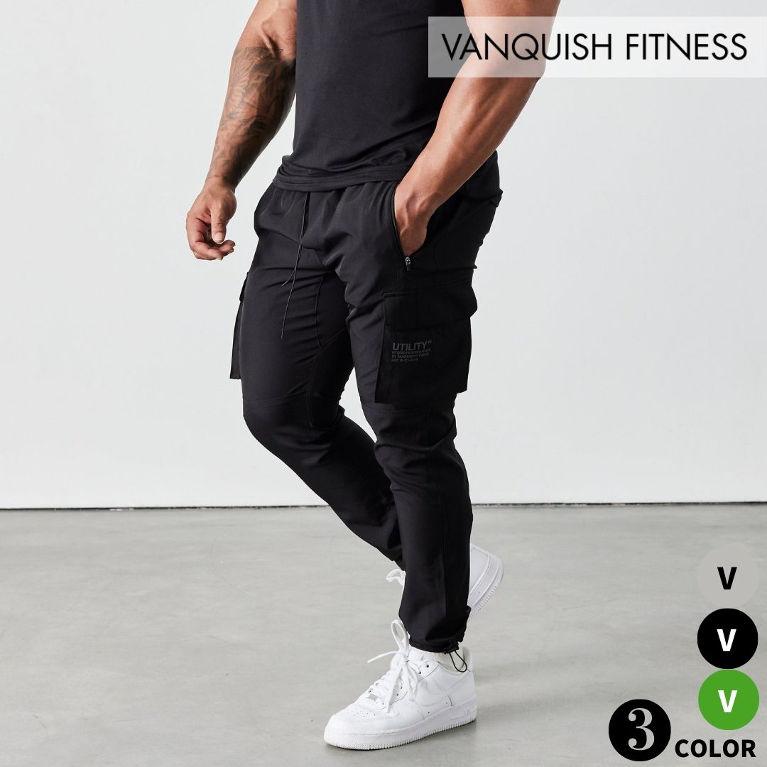 楽天セレクトショップ LUCINAヴァンキッシュ フィットネス VANQUISH UTILITY V2 TAPERED CARGO PANTS メンズ カーゴ ジョガーパンツ スポーツウエア トレーニングパンツ 筋トレ ジム トレーニング ウエア 正規品