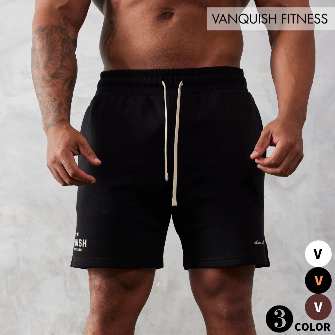 ヴァンキッシュ フィットネス VANQUISH UNCONQUERABLE SHORTS ロゴ ショートパンツ 筋トレ ジム トレーニング ウエア 正規品