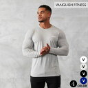 ヴァンキッシュ フィットネス VANQUISH ESSENTIAL SLIM FIT LONG SLEEVE T SHIRT メンズ スリムフィット ロングTシャツ 筋トレ ジム トレーニング ウエア 正規品