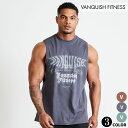 ヴァンキッシュ フィットネス VANQUISH TSP METAL SLEEVELESS T SHIRT ロゴ ノースリーブ Tシャツ 筋トレ ジム トレーニング ウエア 正..