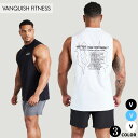 ヴァンキッシュ フィットネス VANQUISH TSP DETERMINATION SLEEVELESS T SHIRT ロゴ ノースリーブTシャツ 筋トレ ジム トレーニング ウエア 正規品