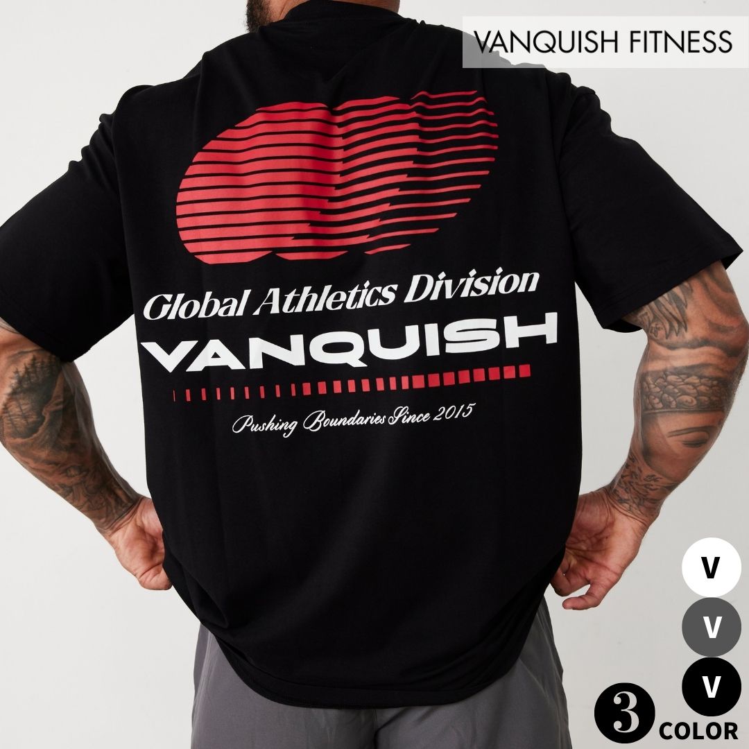 ヴァンキッシュ フィットネス VANQUISH ATHLETICS DIVISION OVERSIZED T SHIRT ロゴ Tシャツ 筋トレ ジム トレーニング ウエア 正規品