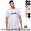 ヴァンキッシュ フィットネス VANQUISH FITNESS ボックス ロゴ メンズ Tシャツ Box Logo Short Sleeve T Shirt 筋トレ ジム トレーニン..