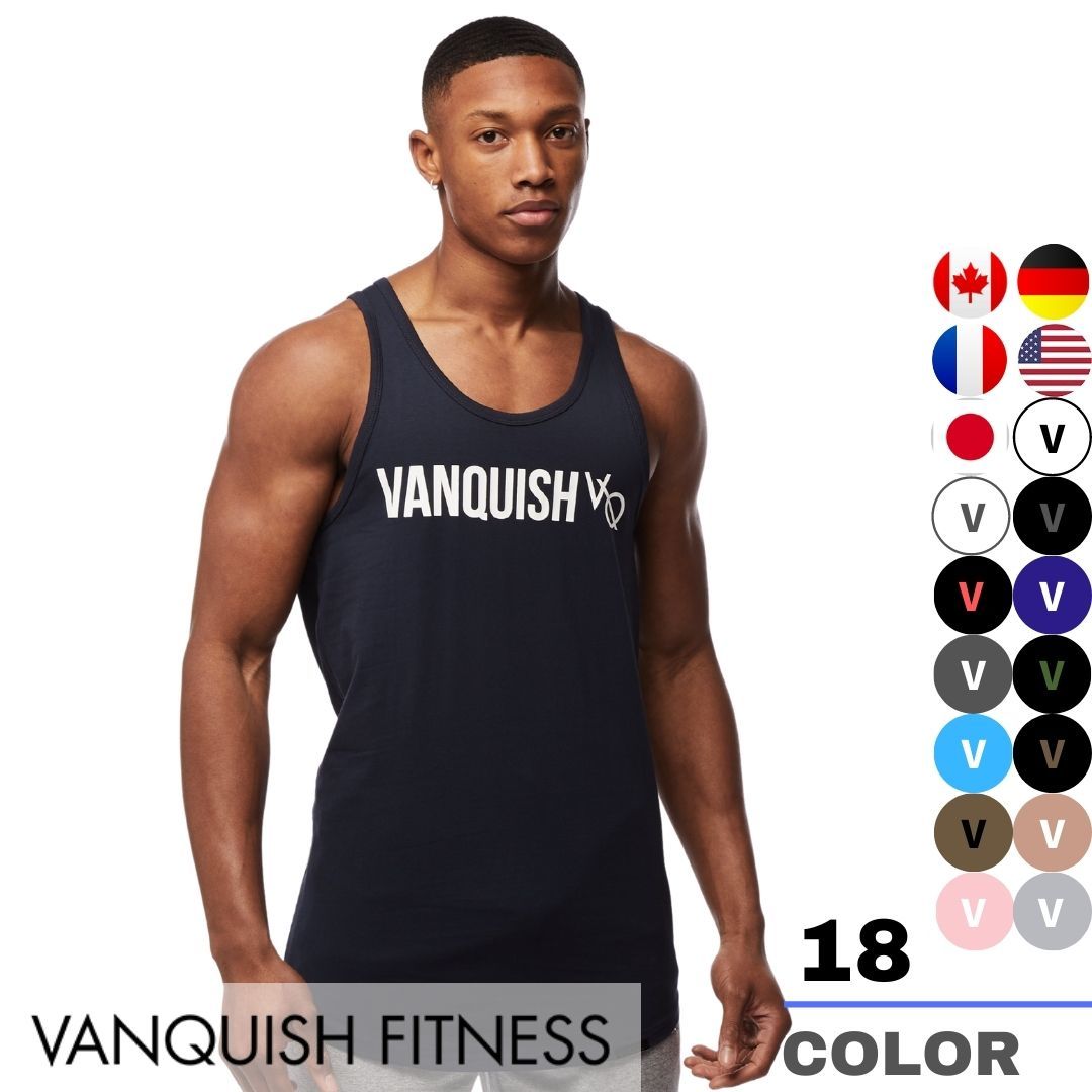 楽天セレクトショップ LUCINAヴァンキッシュ フィットネス VANQUISH FITNESS TRIUMPH TANK メンズ タンクトップ 筋トレ ジム トレーニング ウエア 正規品