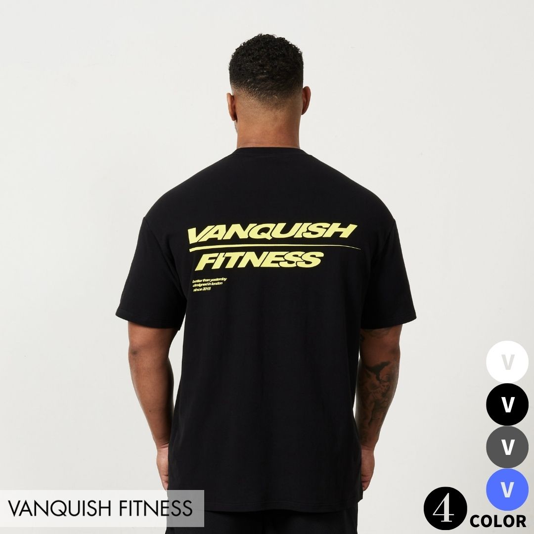 ヴァンキッシュ フィットネス VANQUISH SPEED OVERSIZED T SHIRT ロゴ オーバーサイズ Tシャツ 筋トレ ジム トレーニング ウエア 正規品