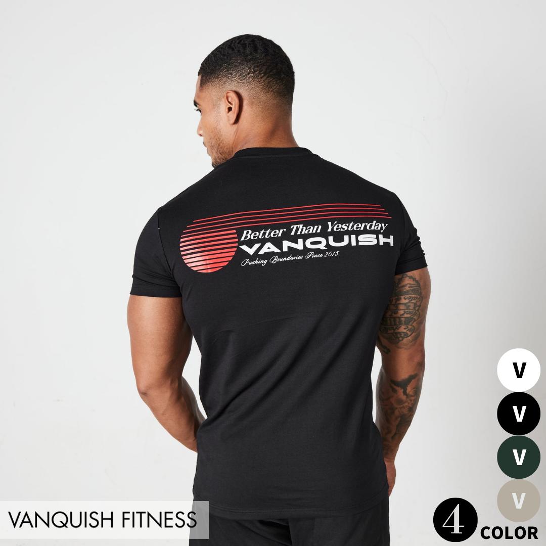 ヴァンキッシュ フィットネス VANQUISH ATHLETICS DIVISION FITTED T SHIRT ロゴ Tシャツ 筋トレ ジム トレーニング ...