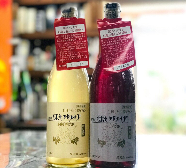 【エントリーでP10倍】＼お買い物マラソン／【2023 季節限定】完全無添加 生ワイン 月山山麓 ほいりげ 白 ロゼ 720ml ×2本セット 送料無料 無添加 濁りワイン 微発泡 ワイン 無補糖 無亜硫酸 白ワイン 詰め合わせ やや甘口 クリスマス 女子会 年末年始 冬 ギフト 内祝のサムネイル