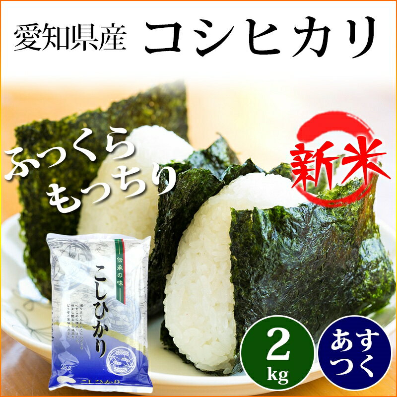 米 白米 2kg コシヒカリ 愛知県産 令和元年産 コシヒカリ お米 2キロ 安い ...