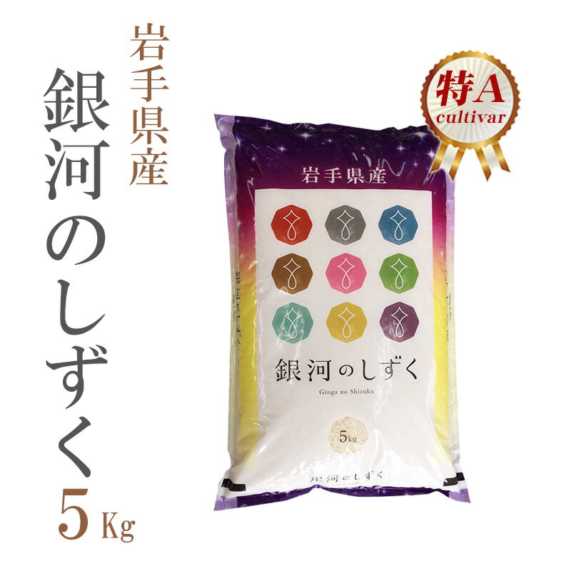 米 白米 5kg 特A 銀河のしずく 岩手県産 令和2年産 1等米 銀河のしずく お米 5キロ 安い あす楽 送料無料【沖縄、配送不可】