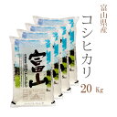 米 白米 20kg 送料無料 コシヒカリ 5kg 4袋 富山県産 令和5年産 コシヒカリ 白米 お米 20キロ 安い あす楽 送料無料 沖縄配送不可