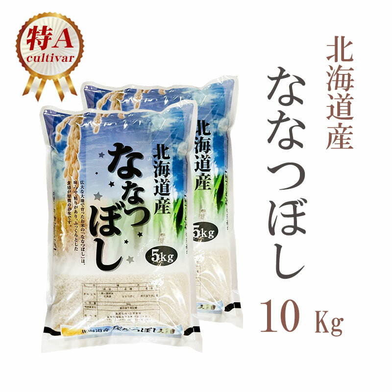 米 白米 10kg 送料無料 ななつぼし 5kg 2袋 北海道産 令和5年産 特A 1等米 ななつぼし お米 10キロ 安い あす楽 送料無料 沖縄配送不可