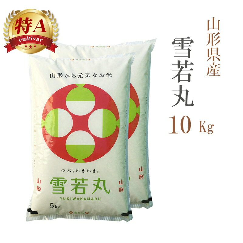 米 白米 10kg 送料無料 雪若丸 5kg×2袋 山形県産