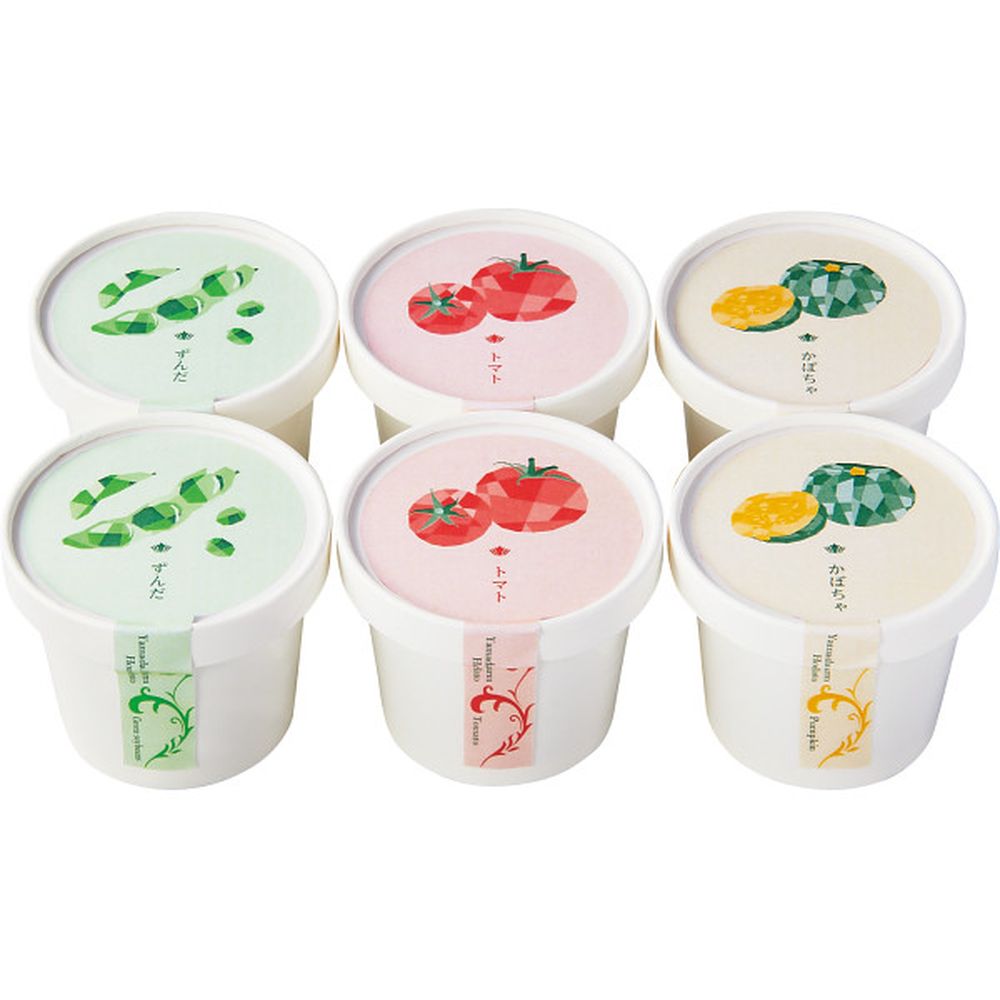 お歳暮 お返し 内祝い ギフト アイスクリーム 山田養蜂場はちみつと野菜のやさしいジェラート 6個 産直 新築 お礼 引越し 志 仏事 送料無料