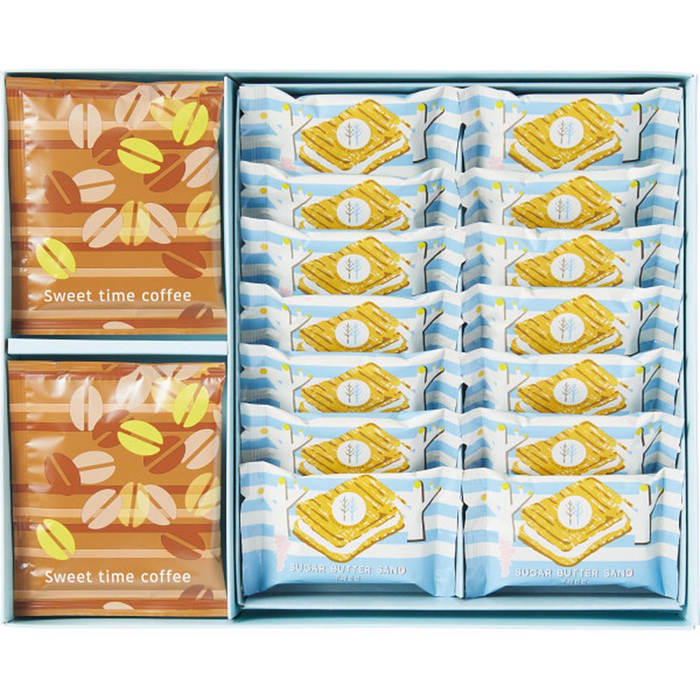 お歳暮 クリスマス お返し 内祝い ギフト 洋菓子セット シュガーバターサンドの木＆コーヒーセットSBC-20S 新築 お礼 引越し 志 仏事 送料無料(4)