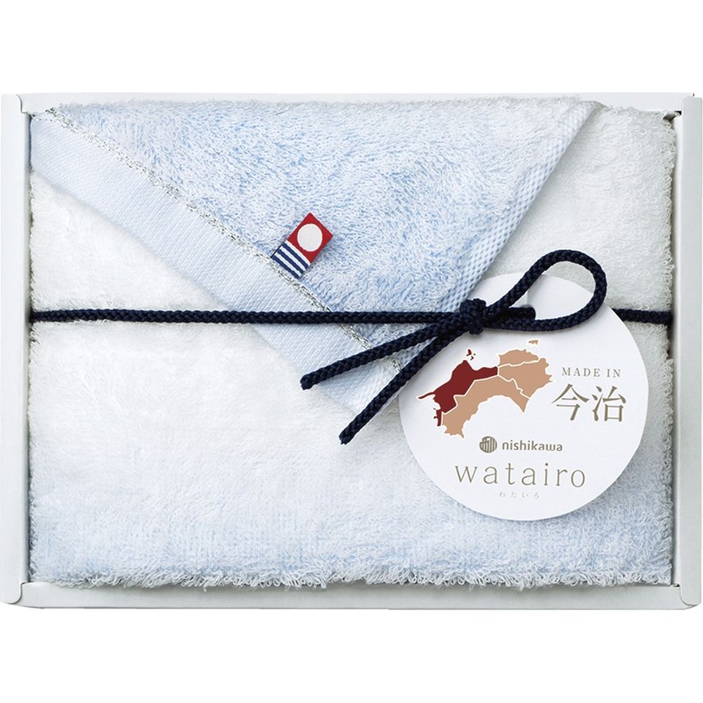 お返し 内祝い ギフト タオル わたいろ n1sh1kawa今治タオル フェイスタオルTT88100030B プチギフト 新..