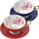 お返し 内祝い ギフト 洋陶器 エインズレイ エリザベスローズ ペア ティーカップ&ソーサー305600108-208C 新築 お礼 引越し 志 仏事 送料無料