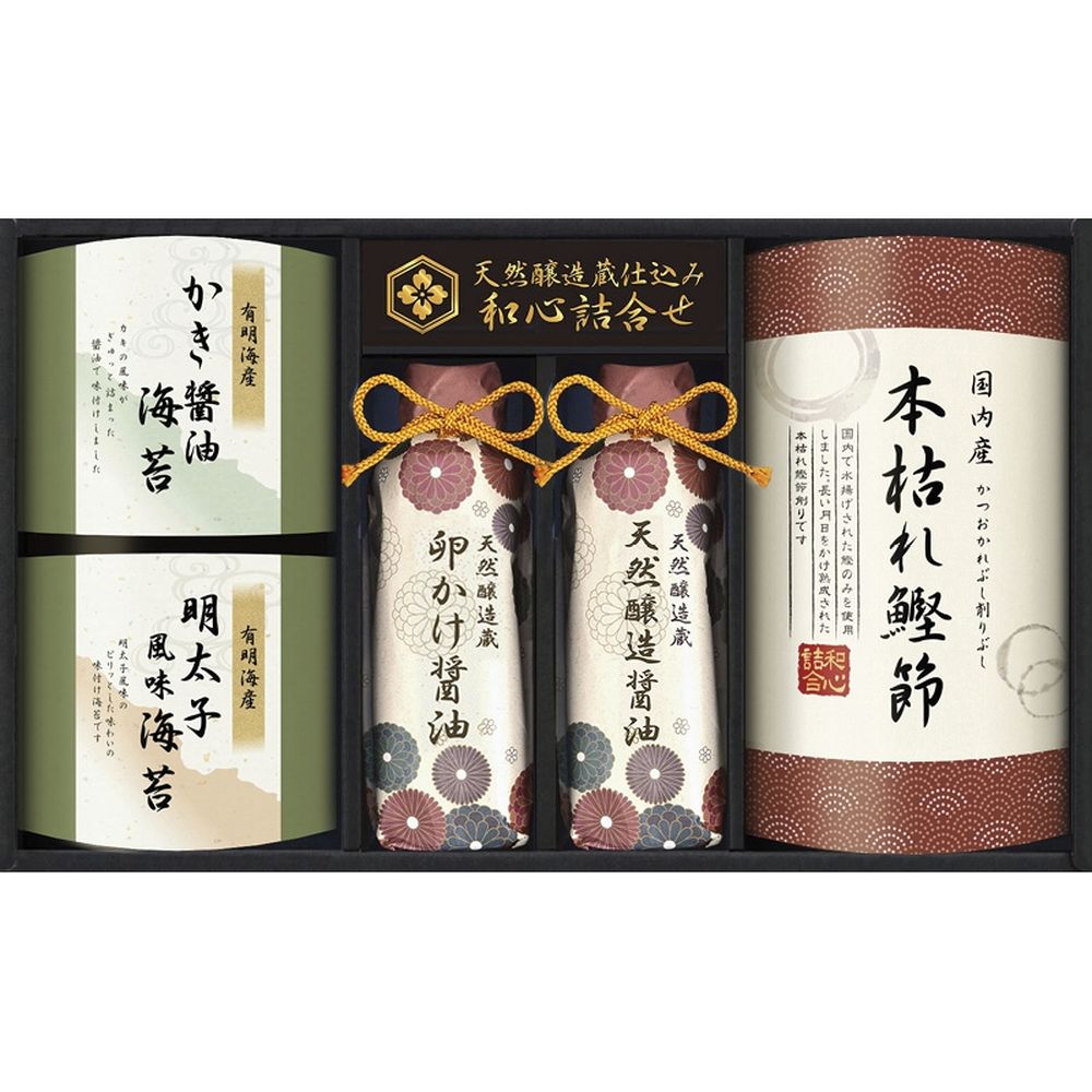 楽天あだちねっと　美米屋お返し 内祝い ギフト 調味料 伊賀越 天然醸造蔵仕込み 和心詰合せGNF-CJS 新築 お礼 引越し 志 仏事 送料無料