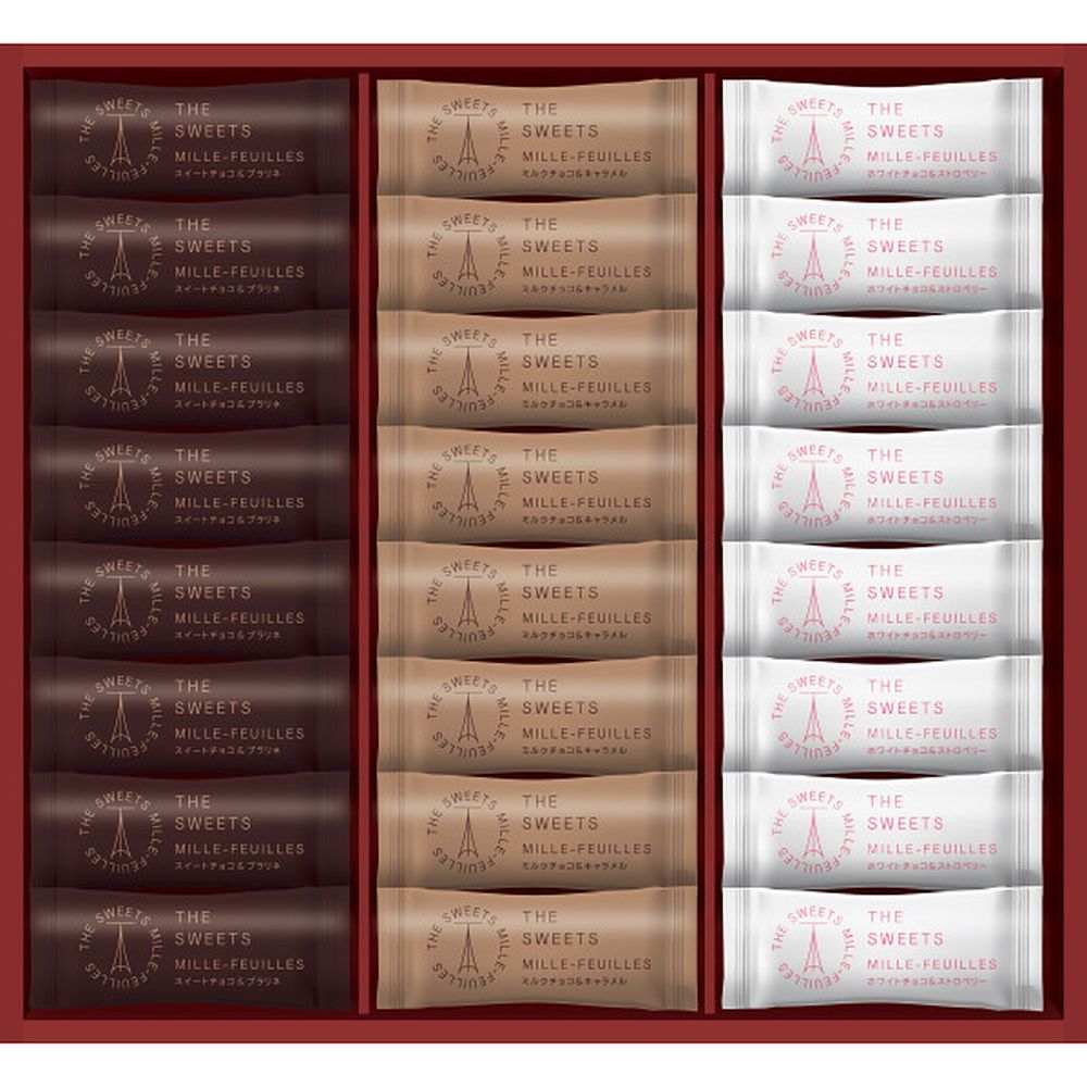 お歳暮 御歳暮 お返し 内祝い ギフト クッキー ザ・スウィーツミルフィーユ 24個 SMF30 新築 お礼 引越し 志 仏事 送料無料のサムネイル