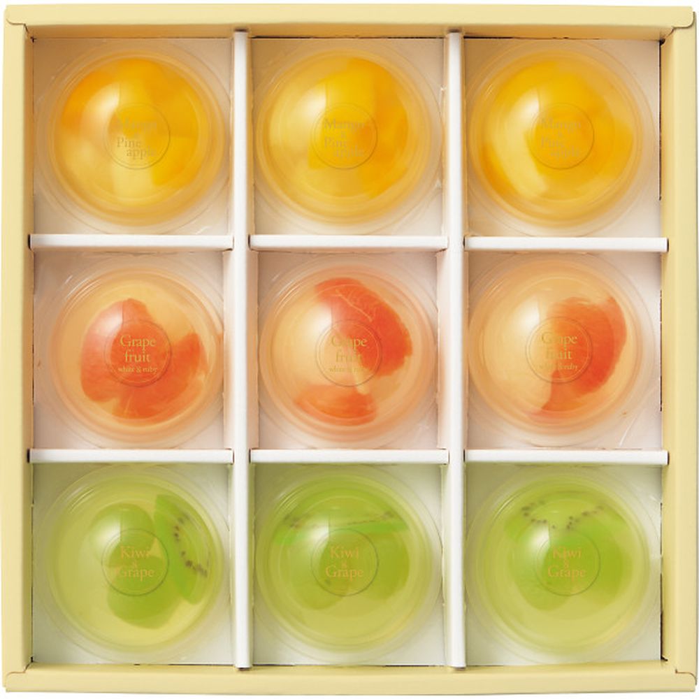 在庫限り お返し 内祝い ギフト プリン・ムースゼリー ザ・スウィーツフルフルフルーツゼリー 9個 SFFFG9 新築 お礼 引越し 志 仏事 送料無料