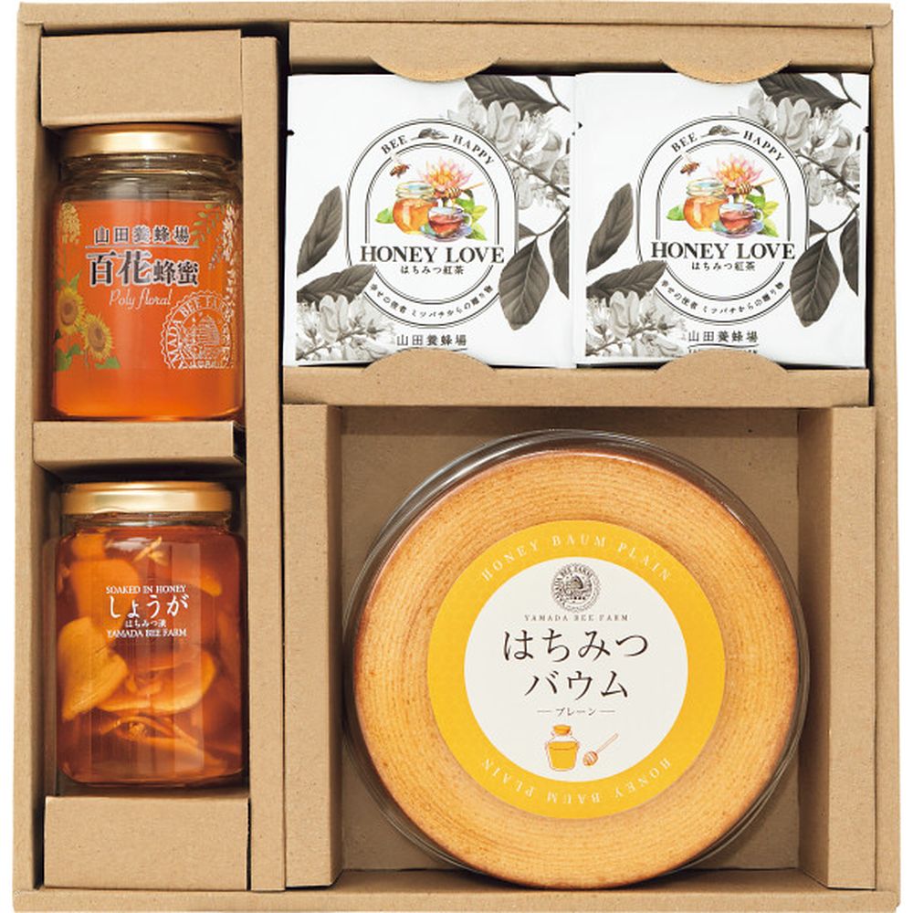 お歳暮 お返し 内祝い ギフトジャム・はちみつ 山田養蜂場 山田養蜂場はちみつティータイムセットB85032 新築 お礼 引越し 志 仏事 送料無料