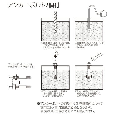 【送料無料】自転車ラック用アンカーキット 2枚組（2台用・3台用）■【日本製 オプション品】