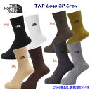 ザ・ノース・フェイス/ソックス/靴下 TNFロゴ2Pクルー(ユニセックス/ソックス) NN82310