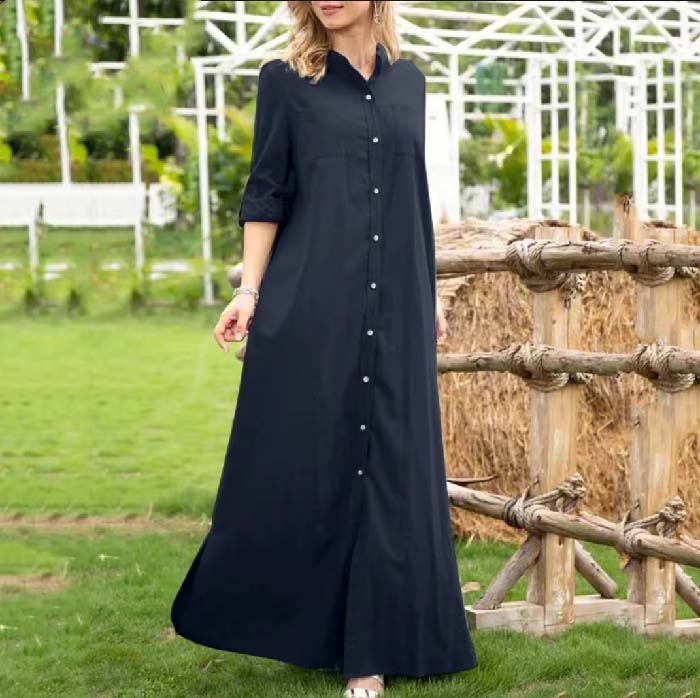 ワンピース マキシ丈ワンピース シャツワンピース レディース 長袖 春 秋 シャツ ブラウス ワンピ シャツワンピ ロング ロングワンピ マキシ マキシワンピース マキシワンピ きれいめ 春 夏 Aライン 楽ちん お洒落 シンプル ゆるっと