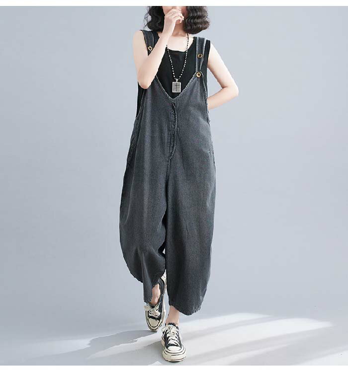サロペット パンツ レディース デニムパンツ ハーレムパンツ サルエルパンツ 春 秋 マタニティ きれいめ 着痩せ 大きいサイズ カジュアル おしゃれ 体型カバー ゆったり 女性 お呼ばれ 可愛い 無地 おしゃれ カジュアル ナチュラル 春秋 ママコーデ