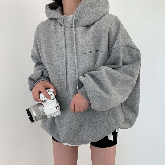 パーカー レディース 長袖 秋 春 トレーナー フード付き パーカー トップス 重ね着 レイヤード風 無地 シンプル ゆったり カジュアル 大きいサイズ ゆるっと ビッグシルエット 幅広カフス 着瘦せ お洒落 3色選べる