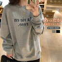 tシャツ レディース 秋 春 裏起毛 長袖 トレーナー カットソー 長袖 大きめ ゆったり トップス とろみ 重ね着 トレーナー レイヤード風 体型カバー シンプル カジュアル 大きいサイズ ゆるっと 幅広カフス 着瘦せ 送料無料