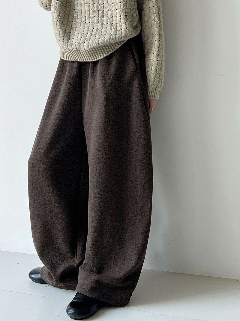 ワイドパンツ レディース パンツ ゆったり ウエストゴム ポケット付き ロング パンツ ボトムス 美脚 大きいサイズ ゆったり 体型カバー きれいめ 秋冬 カジュアル おしゃれ OL 通勤 通学 20代 30代 40代 50代 秋冬 新作