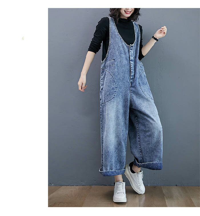 サロペット パンツ デニム パンツ オールインワン レディース ワイドパンツ 春 秋 きれいめ 着痩せ 大きいサイズ カジュアル おしゃれ 体型カバー ゆったり 女性 お呼ばれ 可愛い 無地 おしゃれ カジュアル ナチュラル 韓国風 ママコーデ