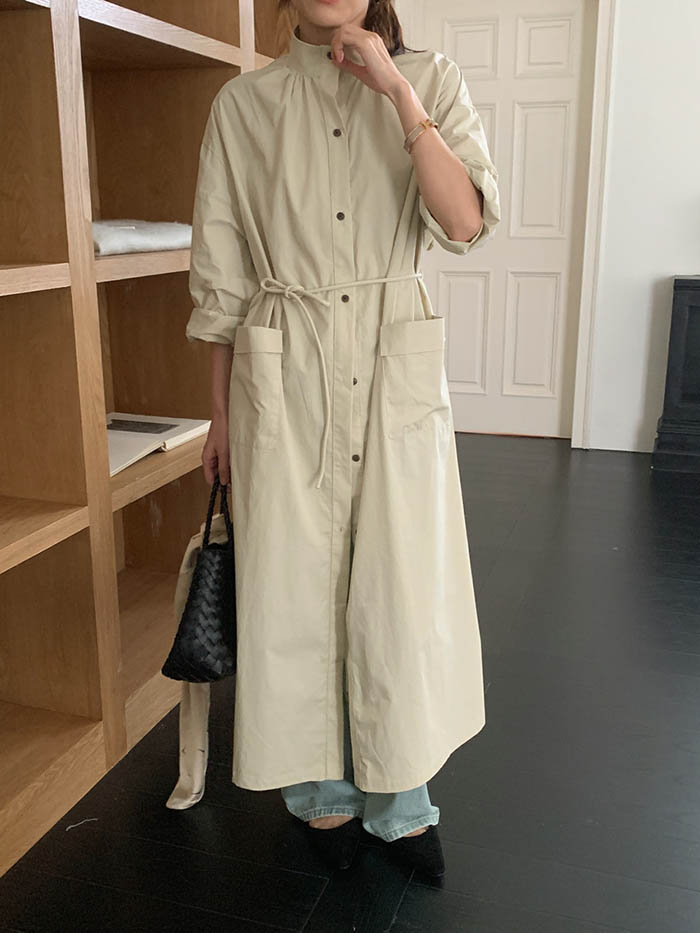 シャツワンピース ロング シャツ ワンピース 大きいサイズ ポケット付き コート 羽織り 春 秋 夏 チュニック ワンピース 長袖 ロング丈シャツ 体型カバー 着痩せ シンプル カジュアル ゆったり 大きいサイズ ゆるっと ママコーデ