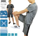 上下セットアップ メンズ 冷感 吸汗 速乾 ストレッチ ジャージ上下 ドライ加工 半袖Tシャツ+ハーフパンツ セットアップ 夏用 ジム トレーニングウェア 涼し...