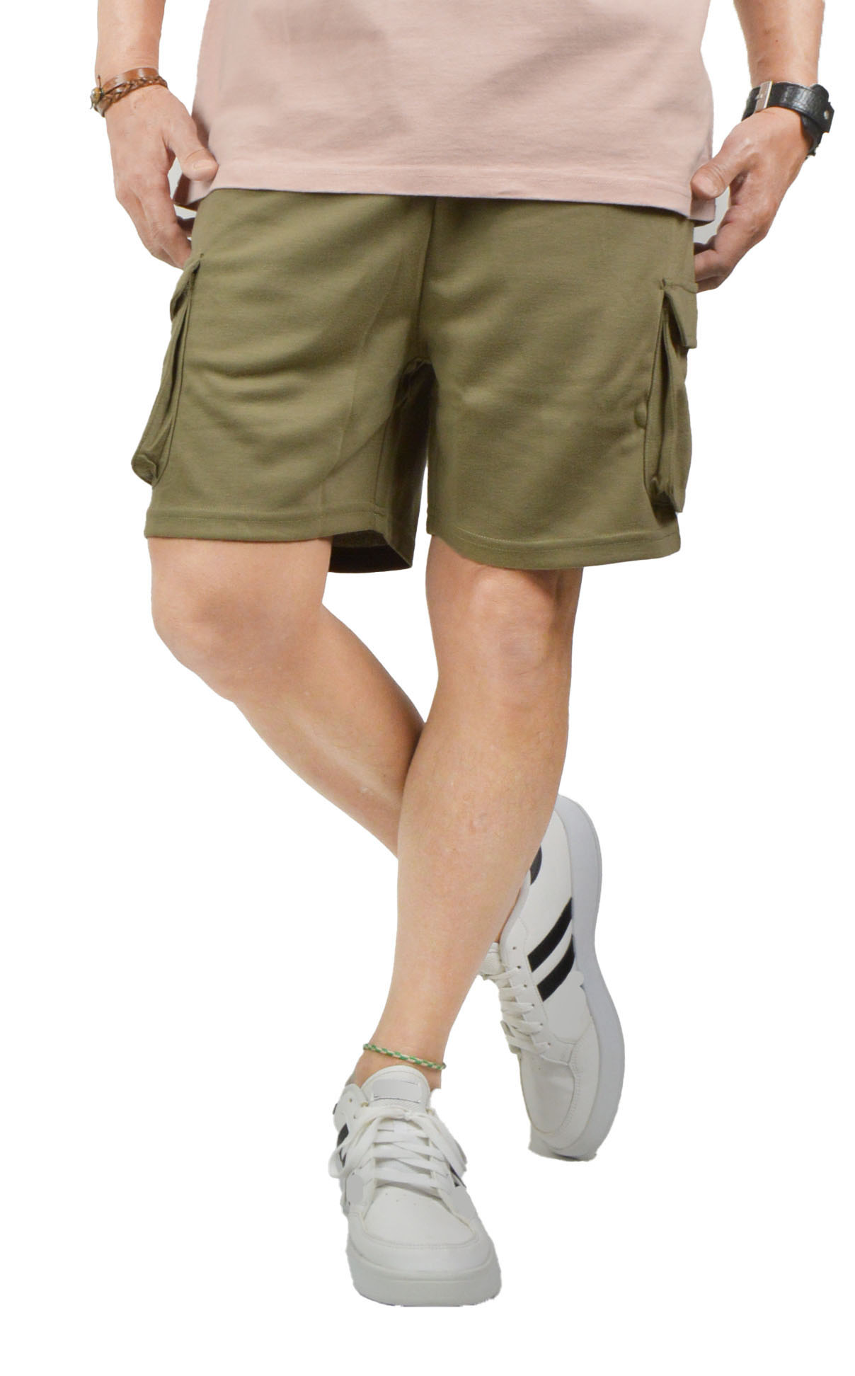 楽天市場】スウェット ハーフパンツ（カラーベージュ）（メンズ