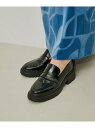 ウォータープルーフコインローファー ADAM ET ROPE' FEMME アダムエロペ シューズ・靴 ローファー ブラウン ブラック【送料無料】[Rakute...