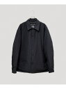 【ACT】NIKKE ダウン コーチジャケット ADAM ET ROPE' HOMME アダムエロペ ジャケット・アウター ブルゾン・ジャンパー グレー ブラッ...