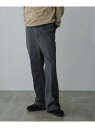 【WEB限定】ハイウエスト セミフレア パンツ / サスペンダー付き / 2Way / シーズンレス ADAM ET ROPE' HOMME アダムエロペ オー...