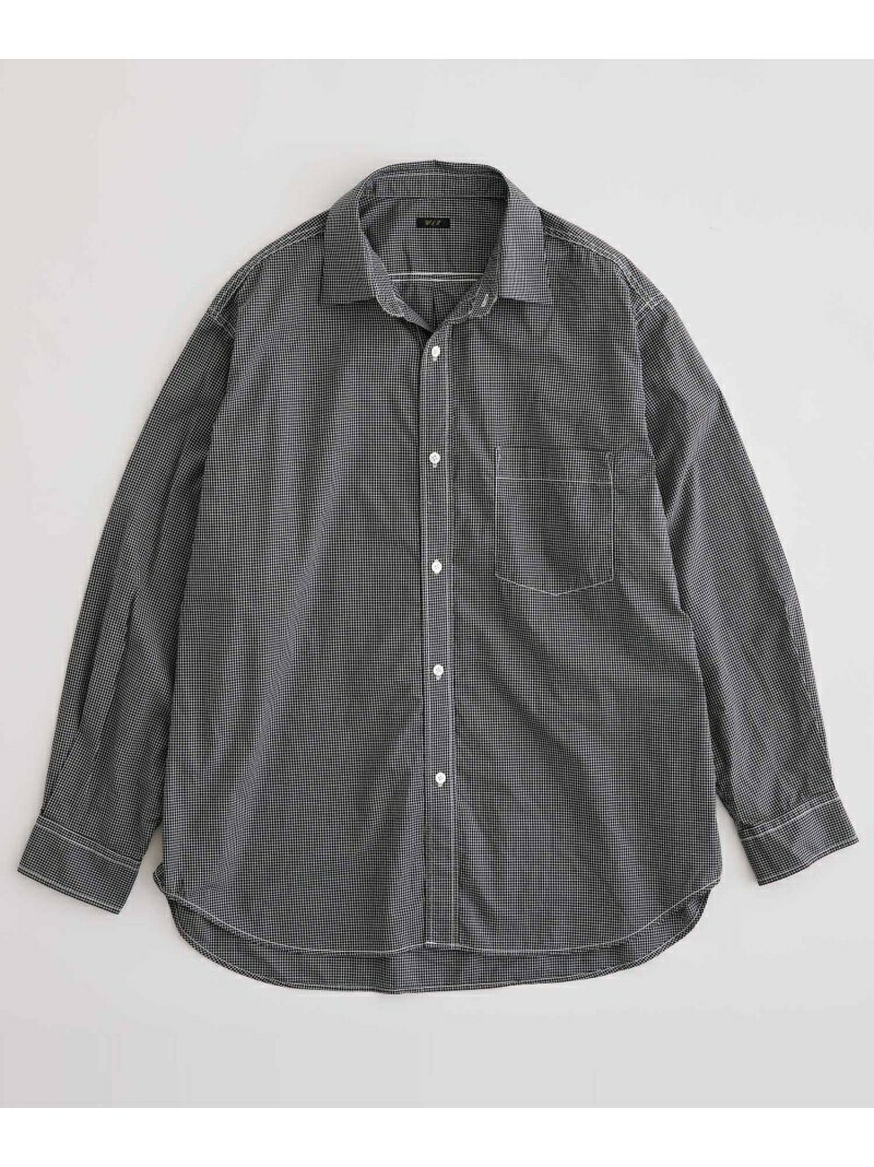 【WILD LIFE TAILOR】THOMAS MASON ワッシャードレス レギュラーカラーシャ