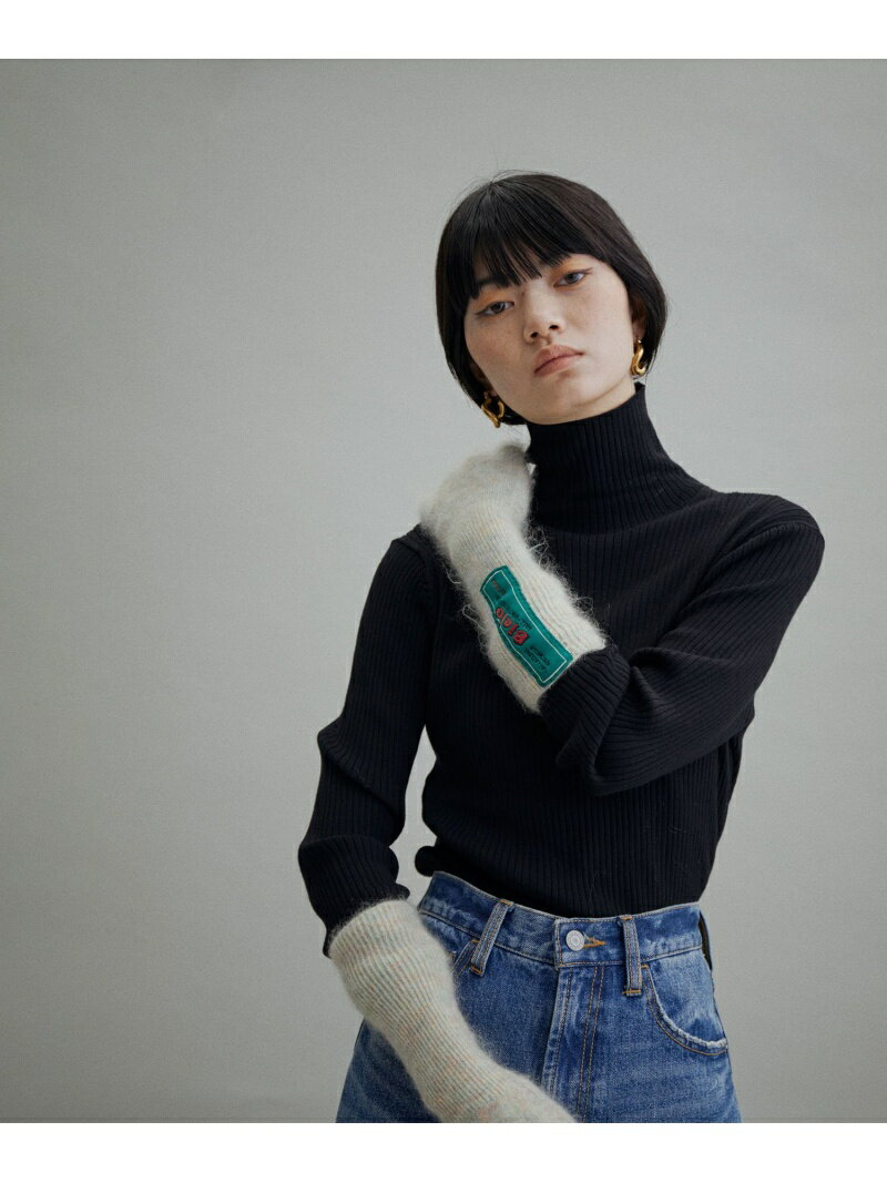 【サステナブル・WEB限定(一部店舗展開あり)】エコベロRIBタートル ADAM ET ROPE' FEMME アダムエロペ トップス ニット オレンジ ピンク グリーン ブラック【送料無料】[Rakuten Fashion]のサムネイル