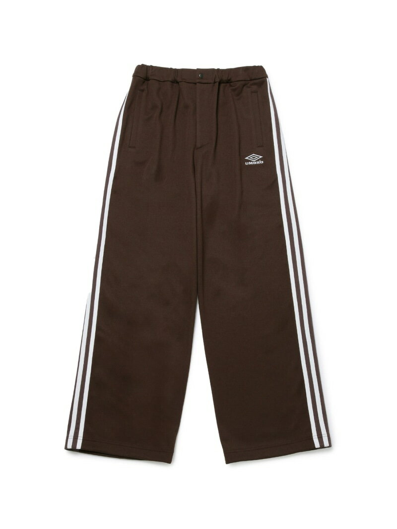 【24SS新作】【UMBRO*BELPER*M TO R】JERSEY TRACK PANTS M TO R アダムエロペ パンツ その他のパンツ ブラウン【送料無料】[Rakuten Fashion]