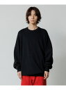 【SALE／40%OFF】【WEB限定】ルーズシルエット ミラノリブ モックネック ニットプルオーバー / ユニセックス ADAM ET ROPE' HOMME アダムエロペ トップス ニット ブラック ブルー オレンジ【RBA_E】【送料無料】[Rakuten Fashion]