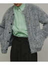 【SALE／50%OFF】[TOPS]SHAGGY KNIT CARDIGAN UNISEX M TO R アダムエロペ トップス カーディガン グレー オレンジ イエロー【RBA_E】【送料無料】[Rakuten Fashion]