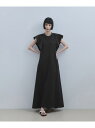 【WEB限定】セミフレアワンピース ADAM ET ROPE' FEMME アダムエロペ ワンピース・ドレス ワンピース ブラック グレー ブラウン【先行予約】...
