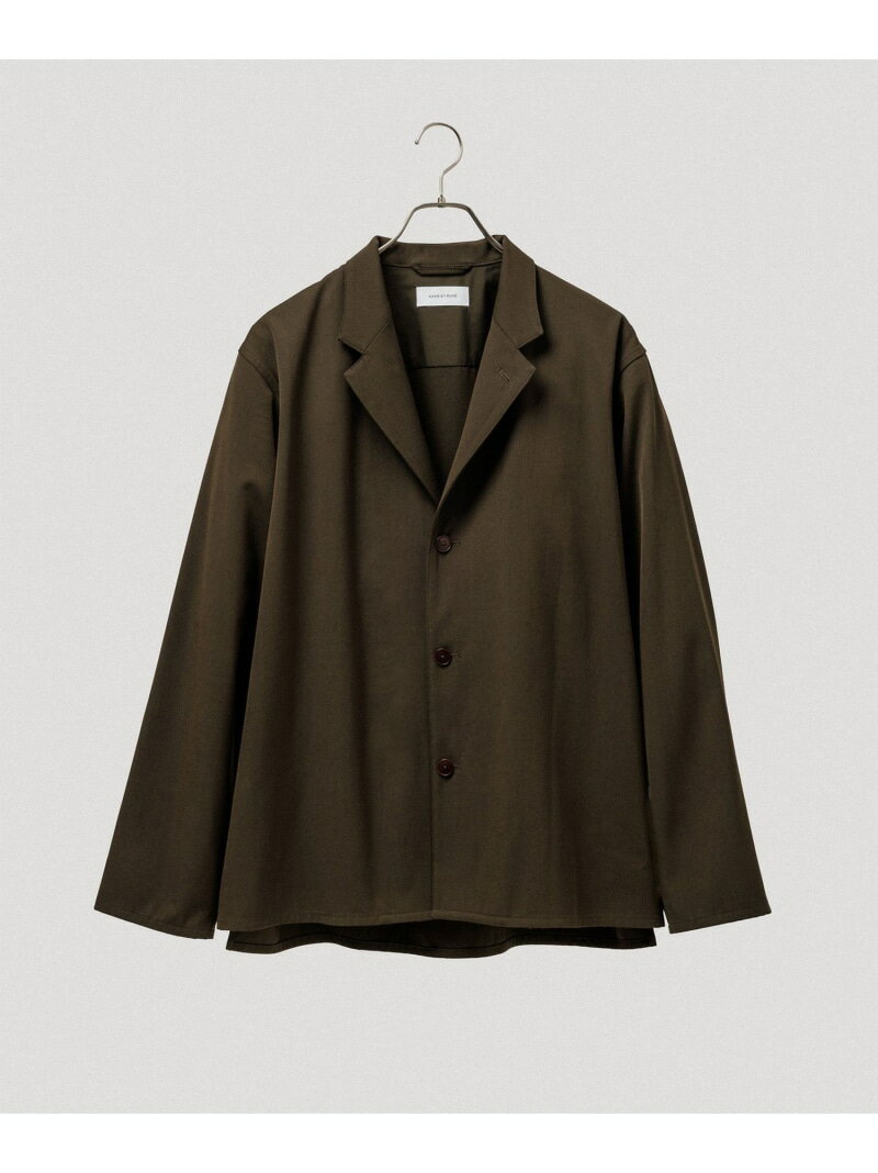 【SALE／40%OFF】4WAY ストレッチ ツイル イージー ジャケット / セットアップ対応 ADAM ET ROPE' HOMME アダムエロペ ジャケット・アウター テーラードジャケット・ブレザー ブラック グレー カーキグリーン【RBA_E】【送料無料】[Rakuten Fashion]