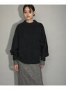 【SALE／50%OFF】【WEB限定】FOXWOOLミックス畦ニットプルオーバー ADAM ET ROPE' FEMME アダムエロペ トップス ニット ブラック グレー ブルー【RBA_E】【送料無料】[Rakuten Fashion]