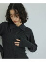 【洗える】<SETアイテム>キャミソールセットクロップドカシミア混カーディガン ADAM ET ROPE' FEMME アダムエロペ トップス カーディガン レ...