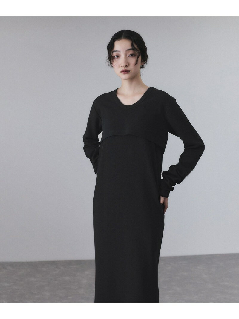 【SALE／40%OFF】【サステナブル】Wフェイスジャージーセットワンピース ADAM ET ROPE' FEMME アダムエ..