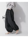 【SALE／40%OFF】【環境配慮】パラシュートスラックス ADAM ET ROPE' FEMME アダムエロペ パンツ その他のパンツ ブラック ホワイト ピンク【RBA_E】【送料無料】[Rakuten Fashion]